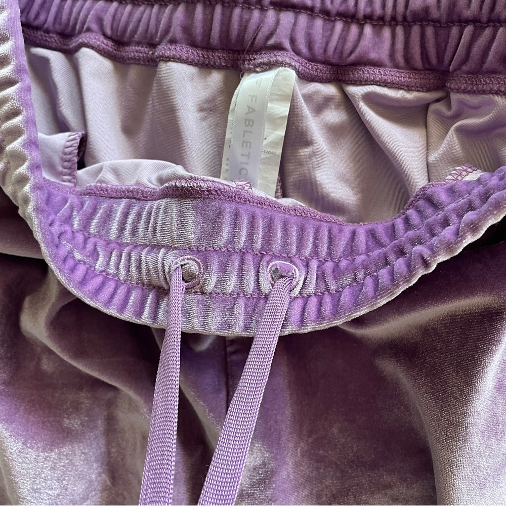FABLETICS velour velvet jogger pant M - Picture 5 of 6
